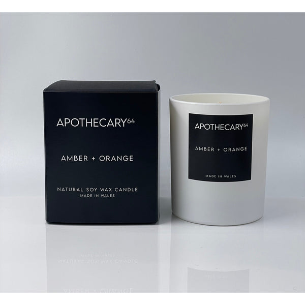 Apothecary64 Amber + Orange Soy Candle