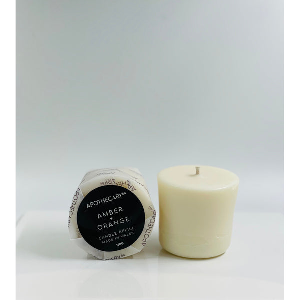 Amber + Orange Candle Refill Apothecary64