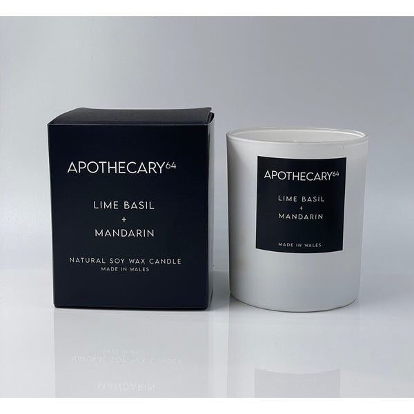Apothecary64 Lime Basil + Mandarin Soy Candle